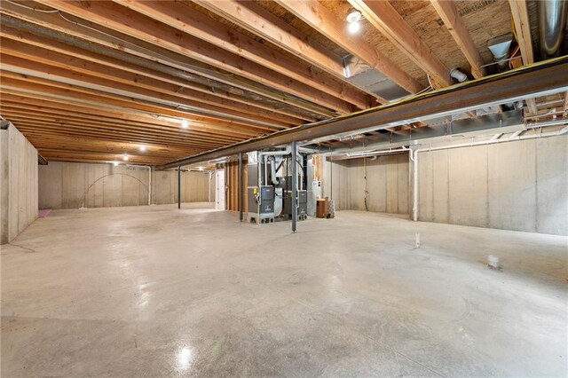 11807 S Kenton St, Olathe, KS 66061 - unfinished basement with heating unit