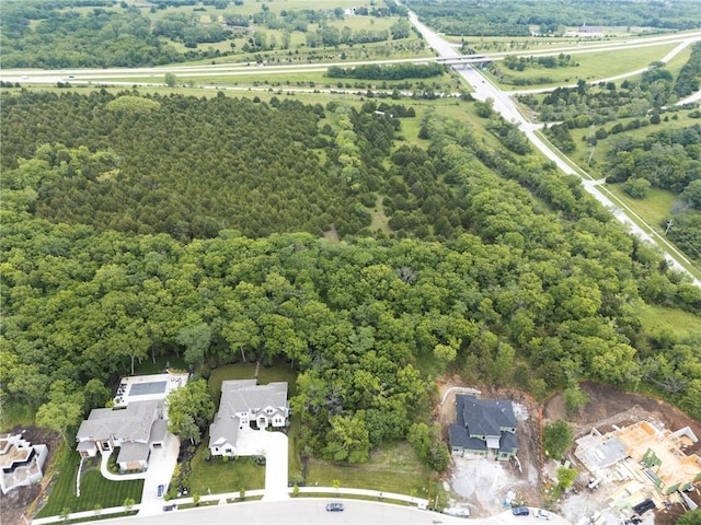 11807 S Kenton St, Olathe, KS 66061 - view of property location with a heavily wooded area and nearby suburban area