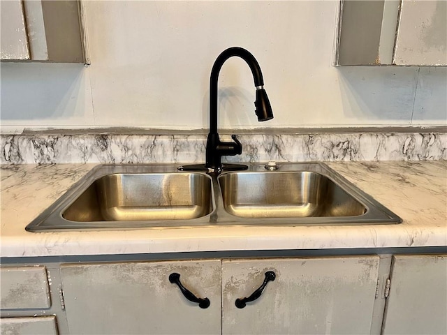 522 S 2nd St, Independence, KS 67301 - kitchen view of a sink and light countertops