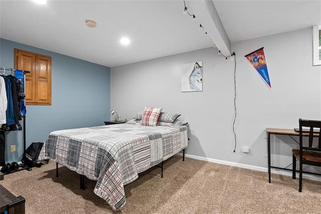 2433 Post Oak Rd, Olathe, KS 66061 - carpeted bedroom with baseboards