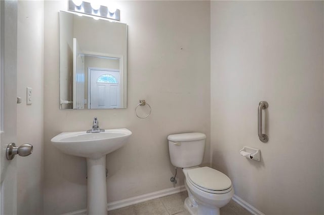 15730 S Brentwood St Unit 2602, Olathe, KS 66062 - half bath with toilet and tile patterned flooring