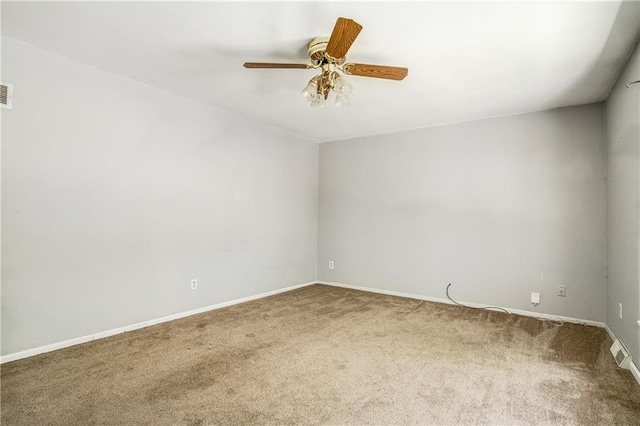 508 NE Shiloh Cir, Blue Springs, MO 64014 - unfurnished room with carpet flooring and a ceiling fan