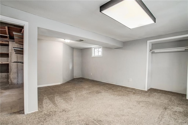 508 NE Shiloh Cir, Blue Springs, MO 64014 - basement with carpet