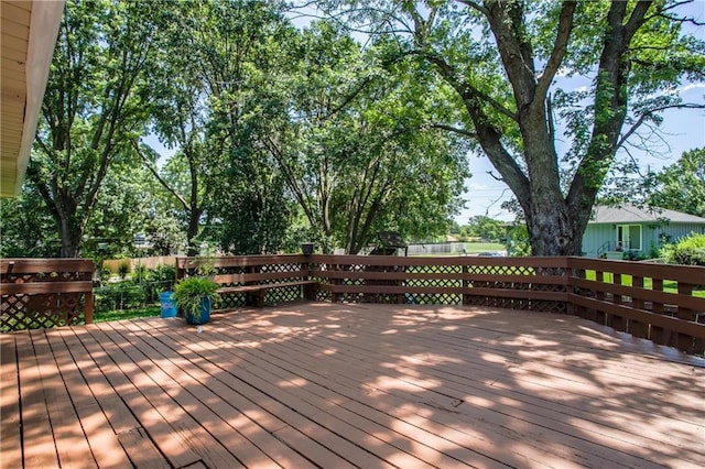 508 NE Shiloh Cir, Blue Springs, MO 64014 - view of wooden terrace