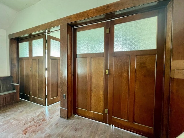 130 W 2nd St, Clearmont, MO 64431 - foyer with light wood finished floors