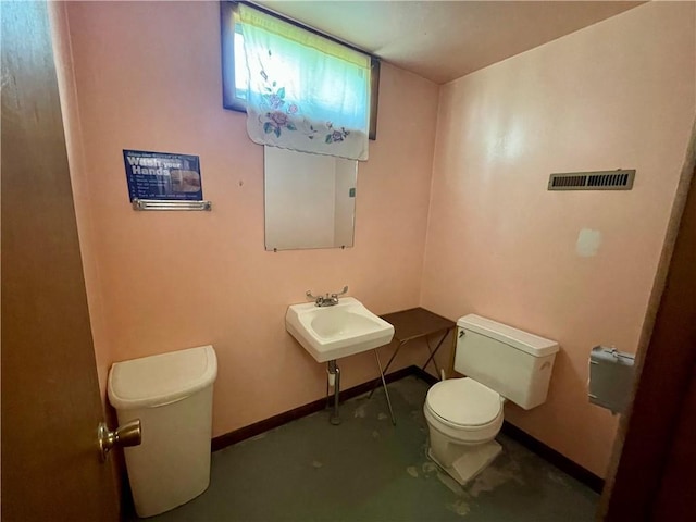 130 W 2nd St, Clearmont, MO 64431 - half bathroom featuring toilet