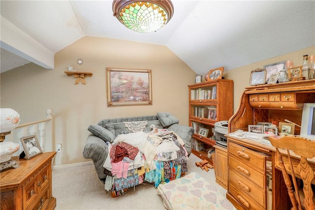 1924 E Sleepy Hollow Dr, Olathe, KS 66062 - carpeted bedroom featuring lofted ceiling