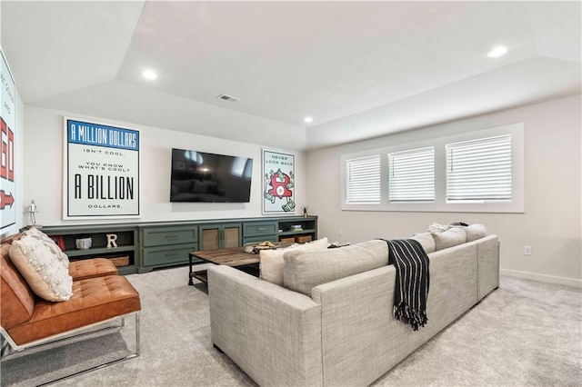 11594 S Zarda Dr, Olathe, KS 66061 - living room with recessed lighting and light carpet