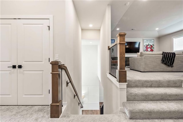 11594 S Zarda Dr, Olathe, KS 66061 - staircase with recessed lighting