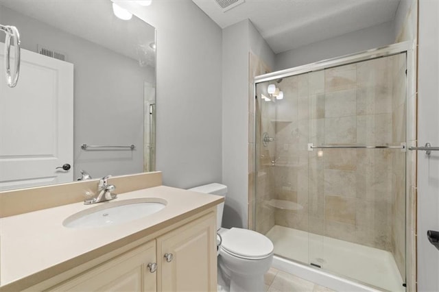 13428 W 172nd St, Overland Park, KS 66221 - full bath featuring a stall shower, vanity, and tile patterned flooring
