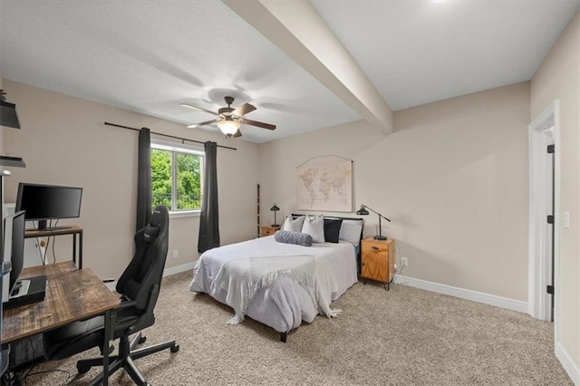 13428 W 172nd St, Overland Park, KS 66221 - bedroom featuring carpet floors, an office area, and a ceiling fan