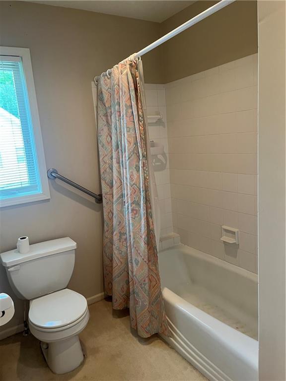 13108 Windsor Cir, Leawood, KS 66209 - full bathroom with toilet and shower / tub combo