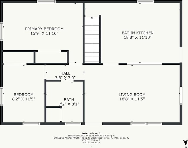 310 E Clay St, Carrollton, MO 64633 - view of room layout