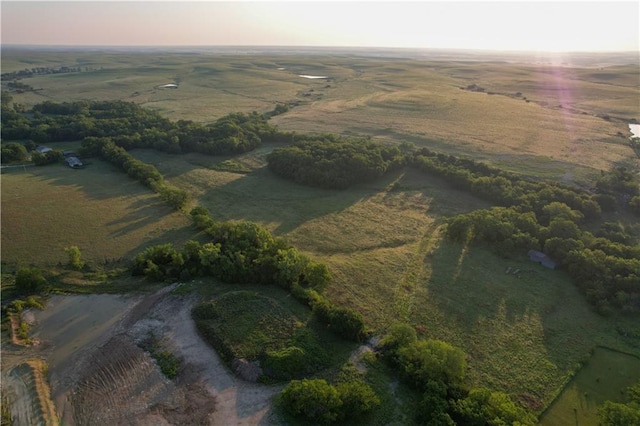 2359 Gp Rd, Ks, KS 66850 - aerial view at dusk of a rural view