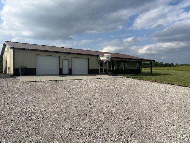 3632 SE 228th St, Lathrop, MO 64465 - garage featuring driveway