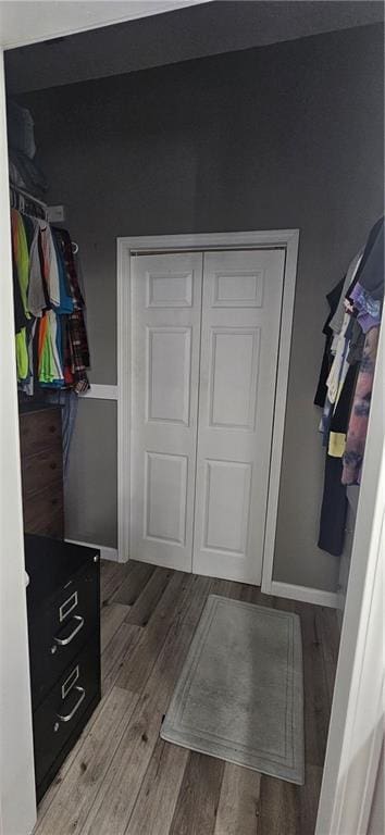 3632 SE 228th St, Lathrop, MO 64465 - walk in closet featuring wood finished floors