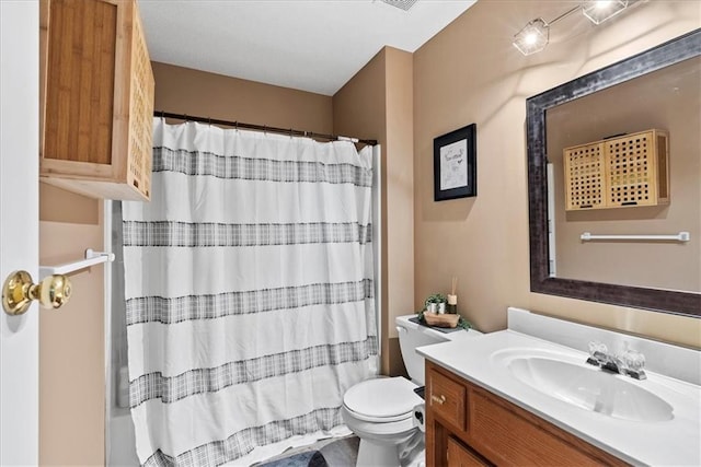 6809 W 156th St, Overland Park, KS 66223 - full bathroom featuring vanity and a shower with shower curtain
