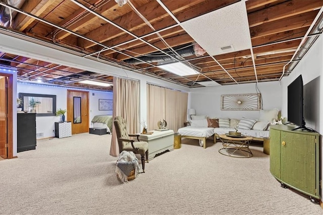 6809 W 156th St, Overland Park, KS 66223 - finished basement with carpet floors
