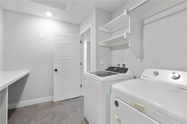 3113 SW Arboridge Dr, Lees Summit, MO 64081 - washroom with washer and dryer and recessed lighting