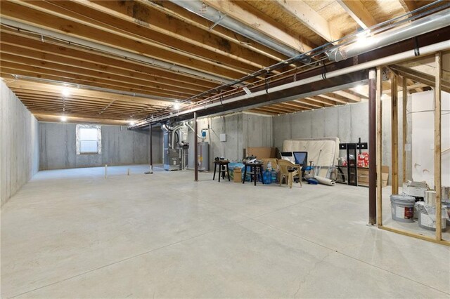 3113 SW Arboridge Dr, Lees Summit, MO 64081 - below grade area with heating unit and water heater