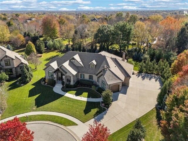 14713 Ash St, Leawood, KS 66224 - view from above of property