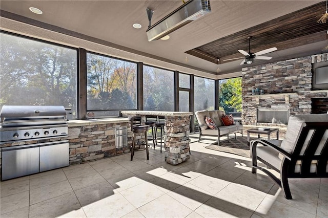 14713 Ash St, Leawood, KS 66224 - view of sunroom