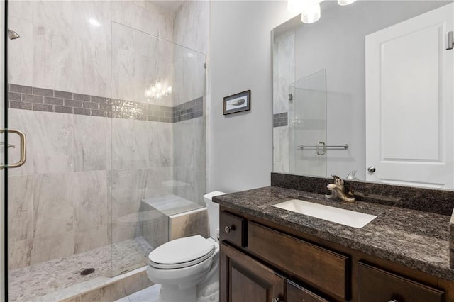 14713 Ash St, Leawood, KS 66224 - full bathroom featuring a shower stall and vanity