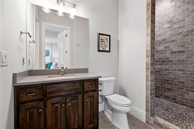 14713 Ash St, Leawood, KS 66224 - full bathroom with tiled shower and vanity