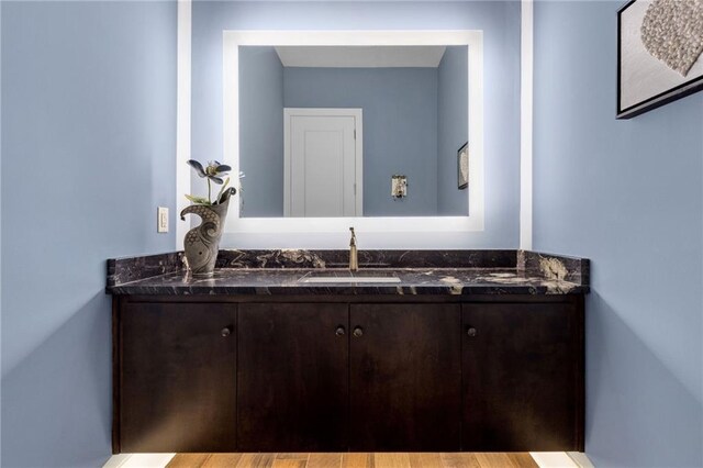 14713 Ash St, Leawood, KS 66224 - bathroom featuring vanity