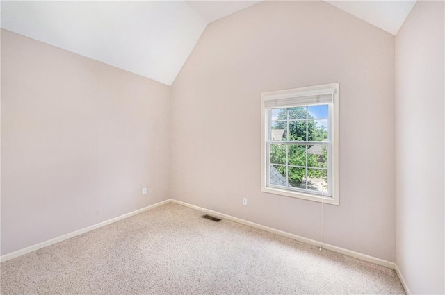 4824 W 162nd St, Overland Park, KS 66085 - carpeted spare room with vaulted ceiling