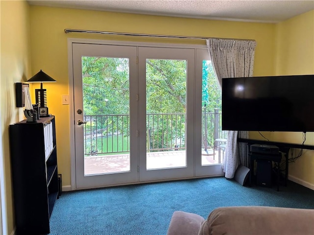 4117 NE Edgewater Ct, Lees Summit, MO 64064 - doorway featuring carpet floors and plenty of natural light