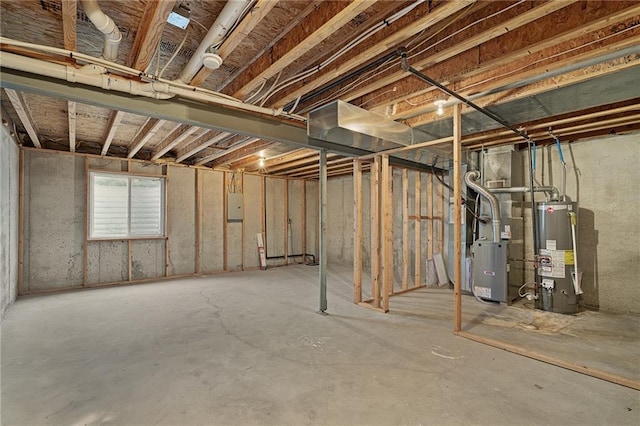 461 S Woodson Ln, Gardner, KS 66030 - below grade area with gas water heater and heating unit