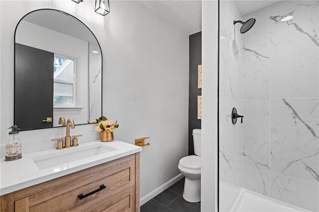811 NW Maynard St, Blue Springs, MO 64015 - full bath with vanity and a marble finish shower