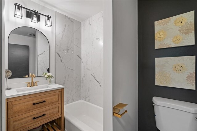 811 NW Maynard St, Blue Springs, MO 64015 - bathroom with vanity and bathtub / shower combination