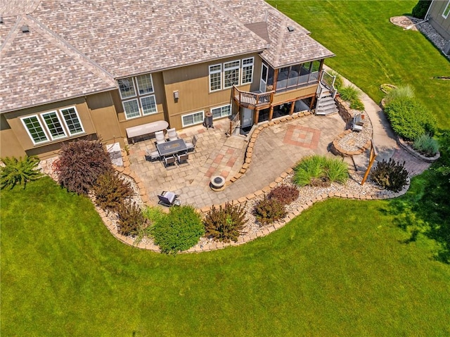 4148 SE Paddock Dr, Lees Summit, MO 64082 - view from above of property