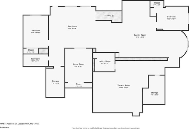 4148 SE Paddock Dr, Lees Summit, MO 64082 - view of home floor plan
