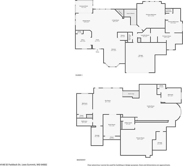 4148 SE Paddock Dr, Lees Summit, MO 64082 - view of home floor plan