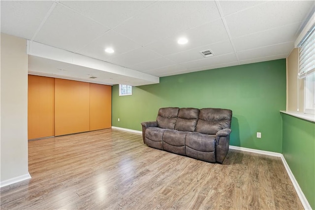 304 SE Moore St, Blue Springs, MO 64014 - living room with wood finished floors and baseboards