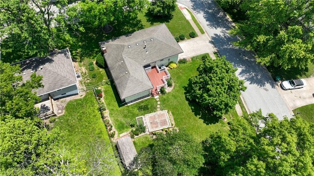 304 SE Moore St, Blue Springs, MO 64014 - drone / aerial view