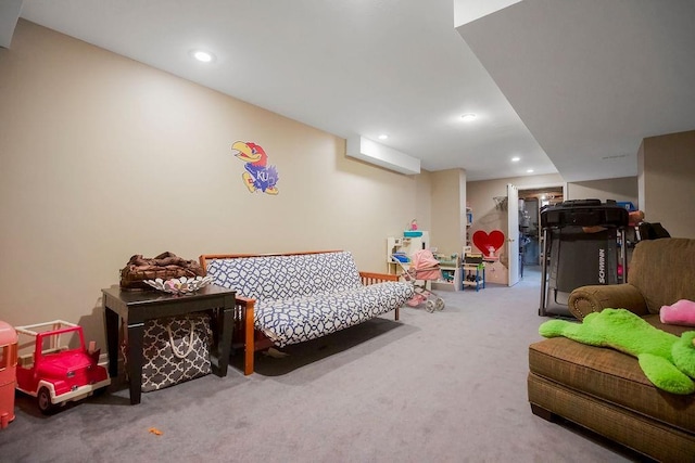 7807 Twilight Ln, Lenexa, KS 66217 - game room featuring carpet floors and recessed lighting