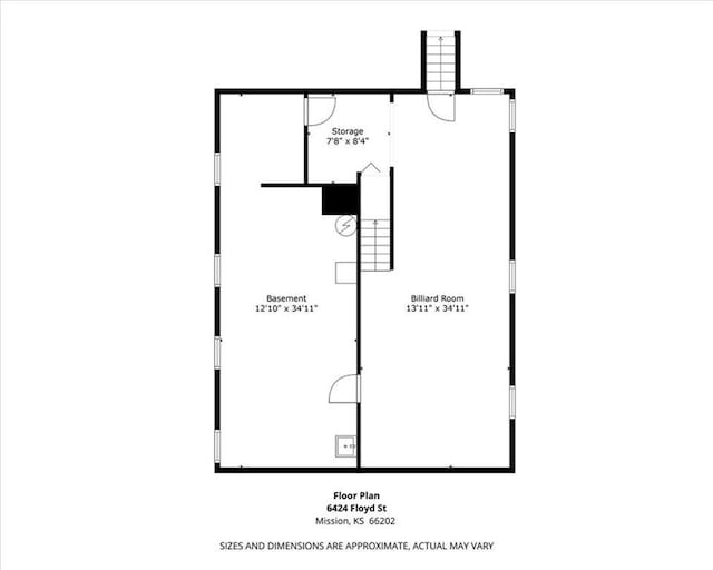 6424 Floyd St, Overland Park, KS 66202 - view of room layout