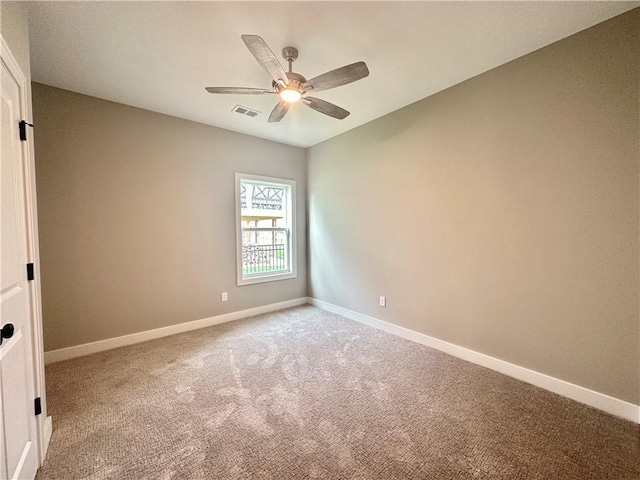 11805 E Ridgeview Ct, Peculiar, MO 64078 - carpeted spare room with baseboards and ceiling fan