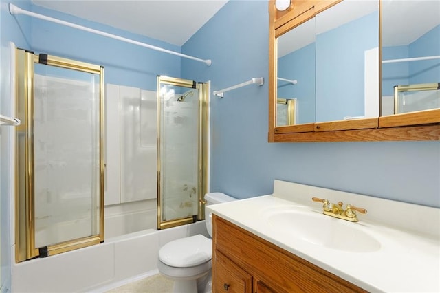 13220 W 76th St, Lenexa, KS 66216 - bathroom with bath / shower combo with glass door and vanity