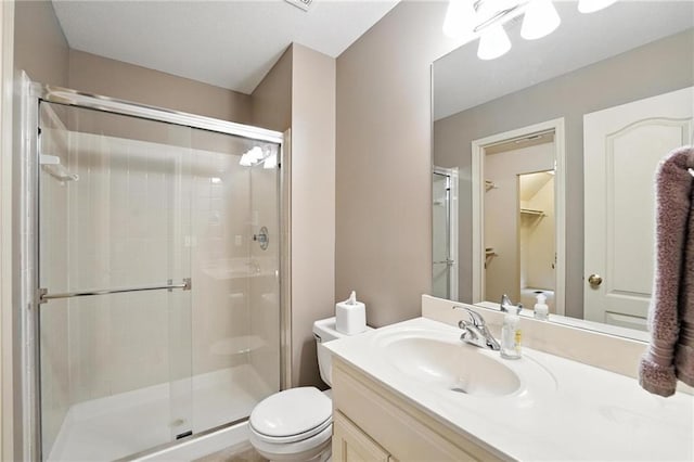 5708 Cottonwood St, Shawnee, KS 66216 - full bath with a stall shower and vanity