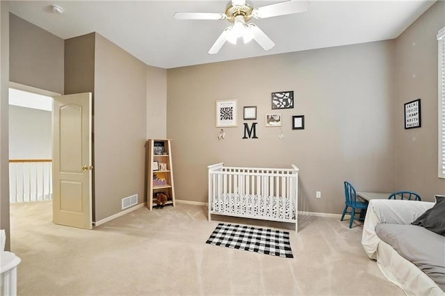 5708 Cottonwood St, Shawnee, KS 66216 - bedroom with carpet flooring and a ceiling fan