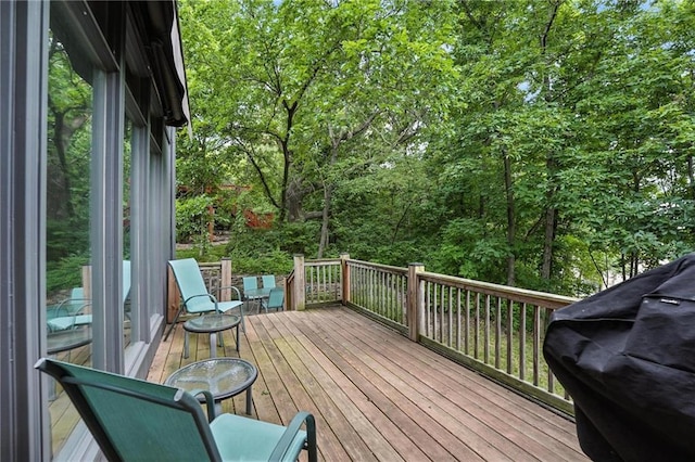 5708 Cottonwood St, Shawnee, KS 66216 - view of wooden terrace