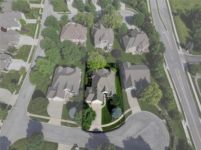 19326 W 98th St, Lenexa, KS 66220 - aerial view of property and surrounding area with nearby suburban area