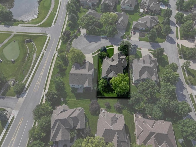 19326 W 98th St, Lenexa, KS 66220 - aerial view of property and surrounding area featuring nearby suburban area
