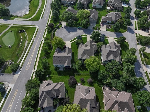 19326 W 98th St, Lenexa, KS 66220 - aerial view of property's location with nearby suburban area and a large body of water