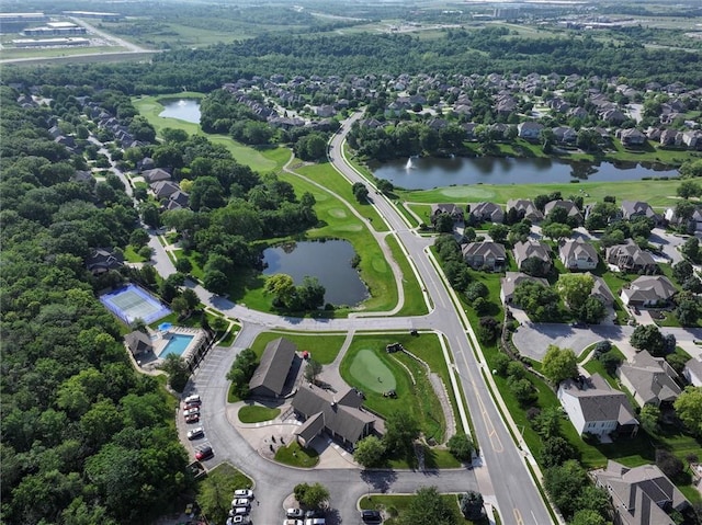 19326 W 98th St, Lenexa, KS 66220 - view of property location featuring a nearby body of water and nearby suburban area